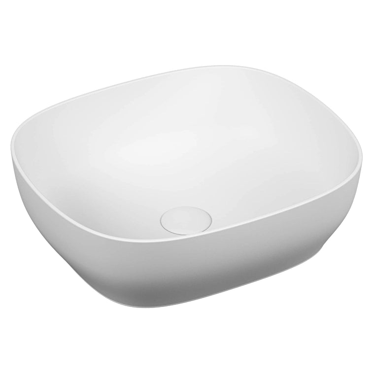 VitrA Outline Kare Çanak Lavabo, 48 cm, Mat Beyaz