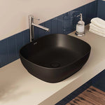 VitrA Outline Kare Çanak Lavabo, 48 cm, Mat Siyah