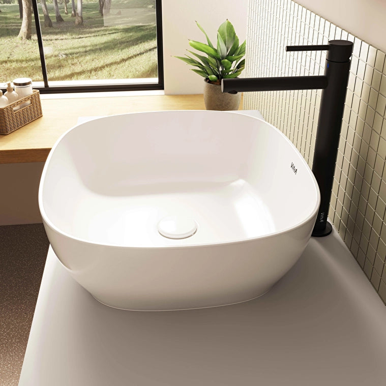 VitrA Outline Kare Çanak Lavabo, 48 cm, Beyaz