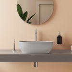 VitrA Outline Kare Çanak Lavabo, 48 cm, Mat Taş Gri
