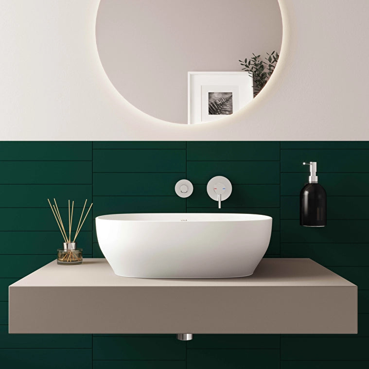VitrA Outline Kare Çanak Lavabo, 48 cm, Mat Beyaz