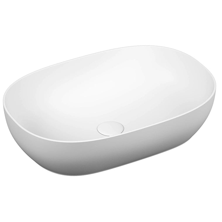 VitrA Outline Oval Çanak Lavabo, 60 cm, Mat Beyaz
