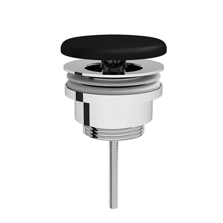 VitrA Equal Yuvarlak Seramik Lavabo Süzgeci (Universal-Sabit), Mat Siyah