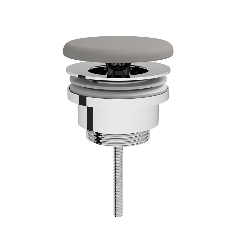 VitrA Equal Yuvarlak Seramik Lavabo Süzgeci (Universal-Sabit), Mat Taş Gri