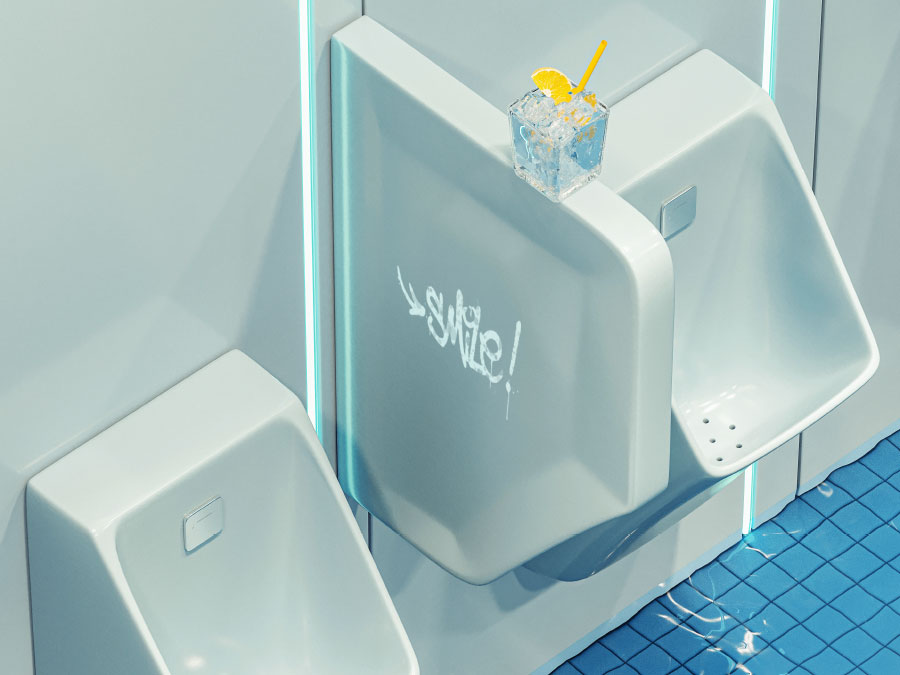 Lucco Avva Pisuvar Ara Bolme, Parlak Beyaz