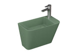 Lucco Primo Asma Monoblok Lavabo 28 cm, Mat Yesil