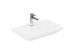 Lucco Perla Tezgah ustu Lavabo 65 cm, Mat Beyaz