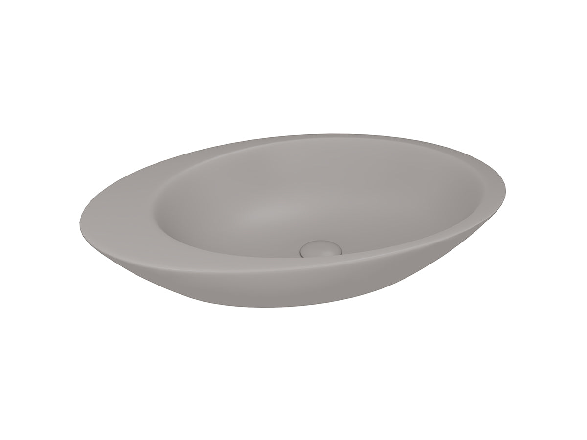 Lucco Gocce Çanak Lavabo 74 cm, Mat Latte