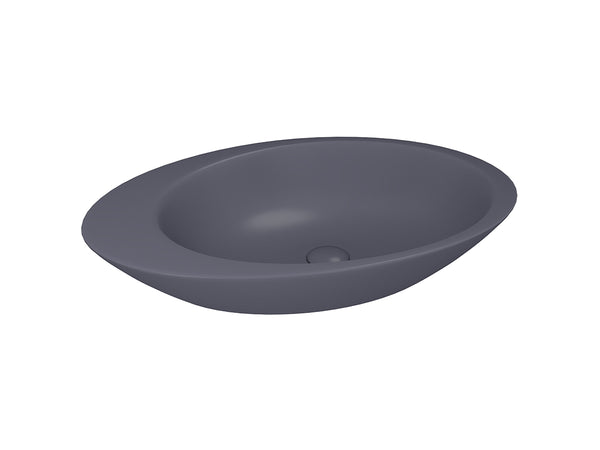 Lucco Gocce Çanak Lavabo 74 cm, Mat Antrasit