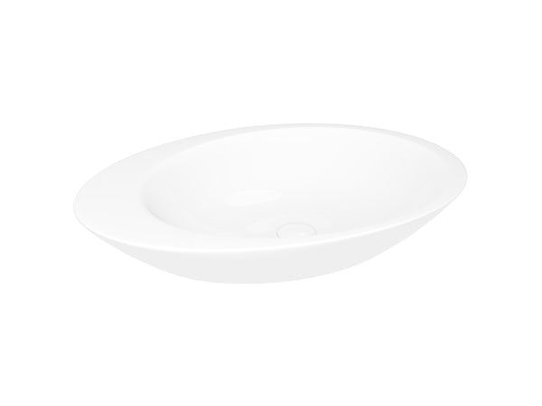 Lucco Gocce Çanak Lavabo 74 cm, Parlak Beyaz