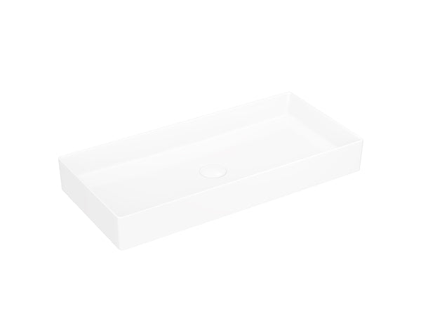 Lucco Balance Çanak Lavabo 75 cm, Parlak Beyaz