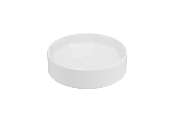 Lucco Diamente Çanak Lavabo 42 cm, Parlak Beyaz