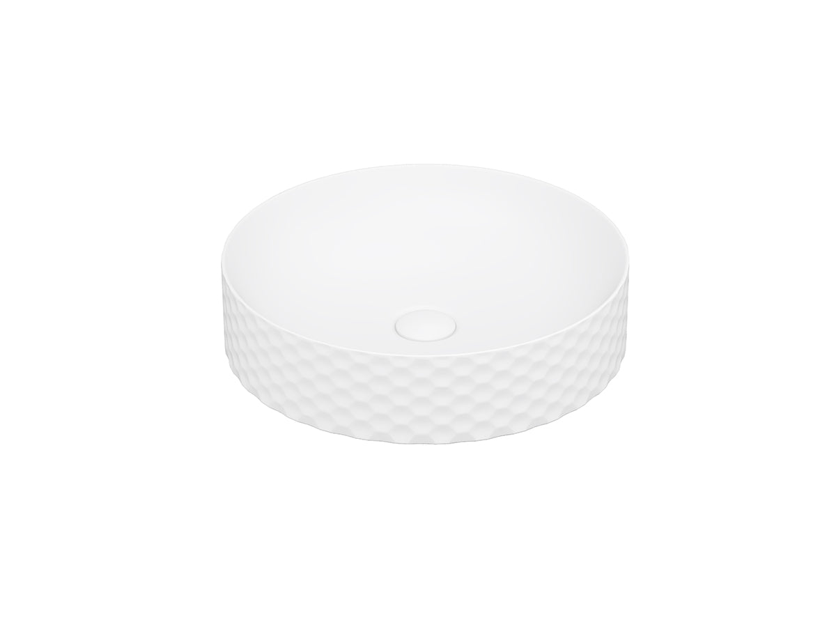 Lucco Siena Çanak Lavabo 44 cm, Mat Beyaz