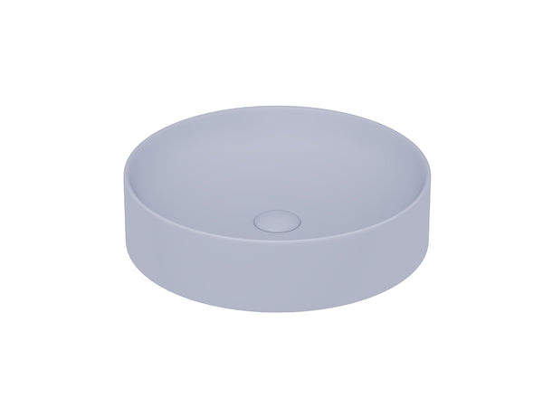 Lucco Lucente Çanak Lavabo 43 cm, Mat Buz Mavi