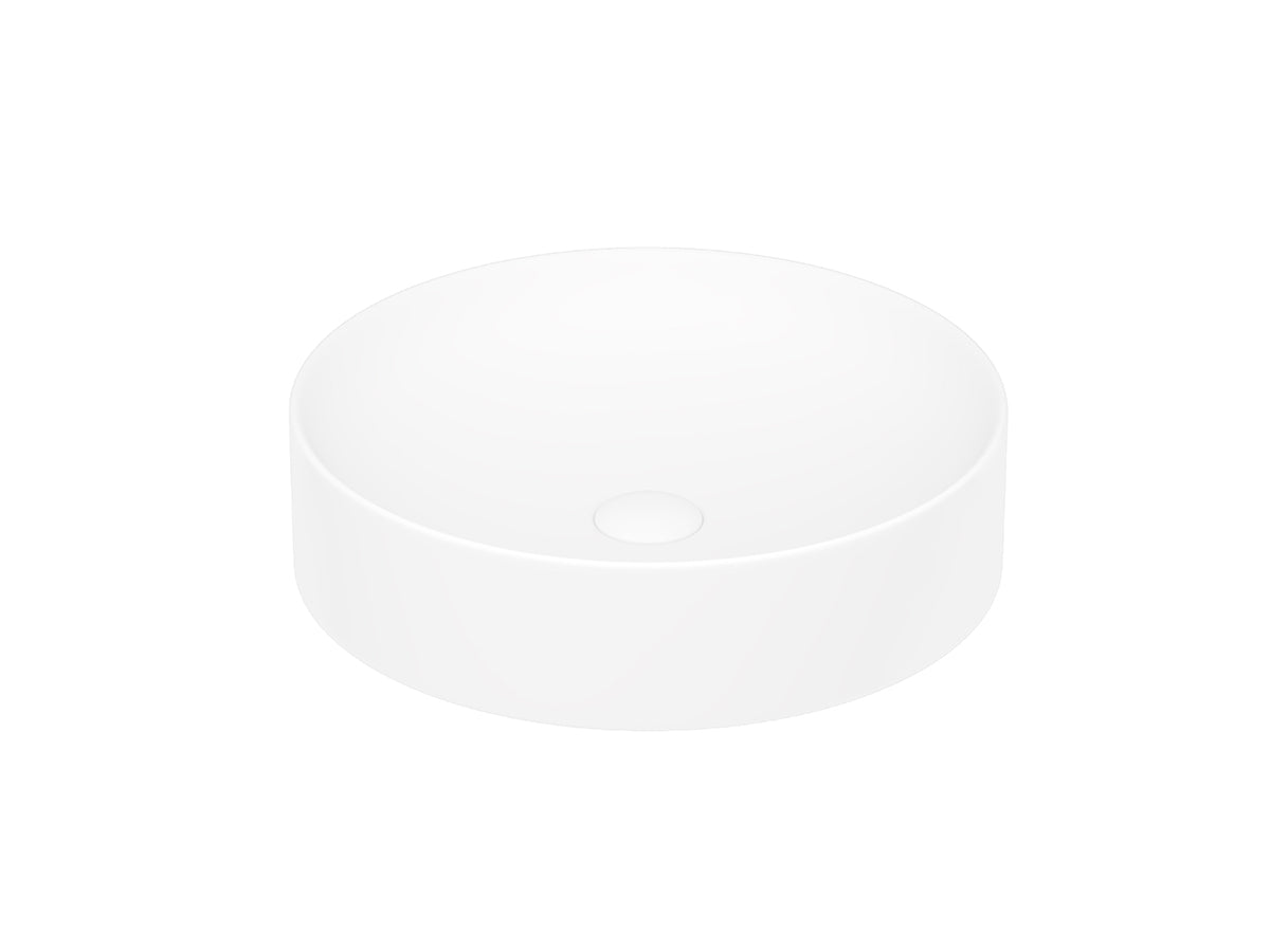 Lucco Lucente Çanak Lavabo 43 cm, Mat Beyaz