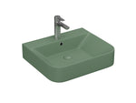 Lucco Allecra Tezgah ustu Lavabo 55 cm, Mat Yesil