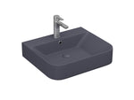 Lucco Allecra Tezgah ustu Lavabo 55 cm, Mat Antrasit