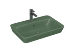 Lucco Mita Tezgah ustu Lavabo 65 cm, Mat Yesil