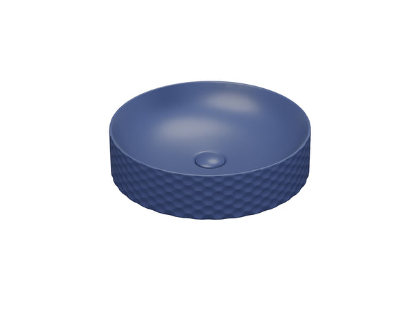 Lucco Siena Çanak Lavabo 44 cm, Mat Petrol Mavi