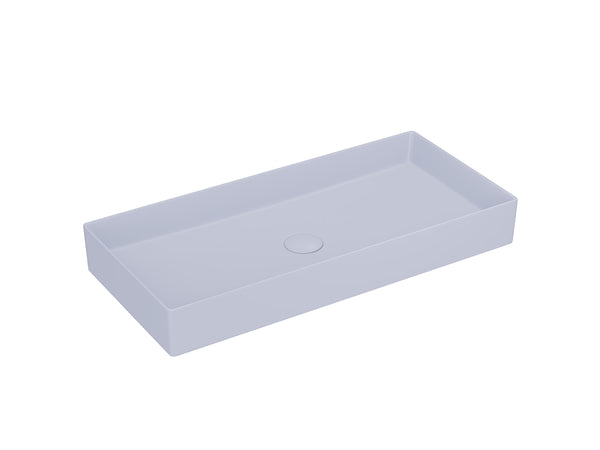 Lucco Balance Çanak Lavabo 75 cm, Mat Buz Mavi