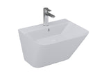 Lucco Moena Asma Monoblok Lavabo 55 cm, Mat Gumus Gri