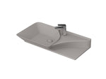 Lucco Poise-X Etajerli Lavabo 80 cm, Mat Latte