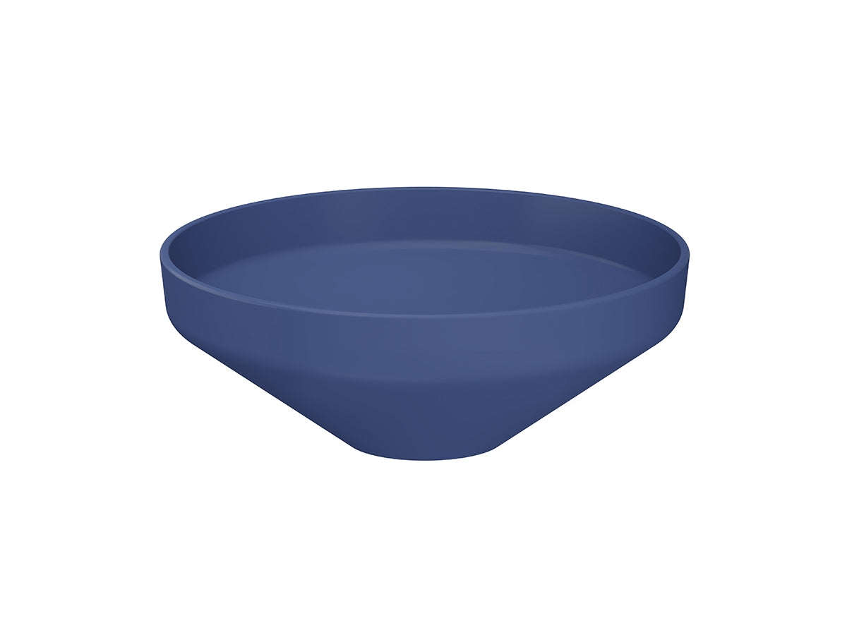 Lucco Luci Çanak Lavabo 40 cm, Mat Petrol Mavi