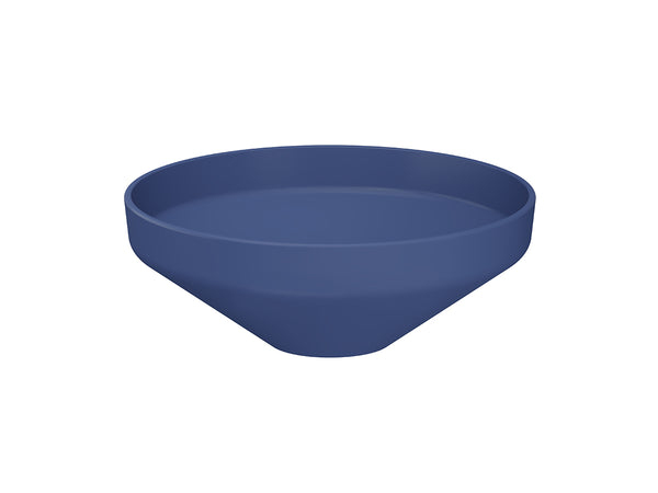 Lucco Luci Çanak Lavabo 40 cm, Mat Petrol Mavi