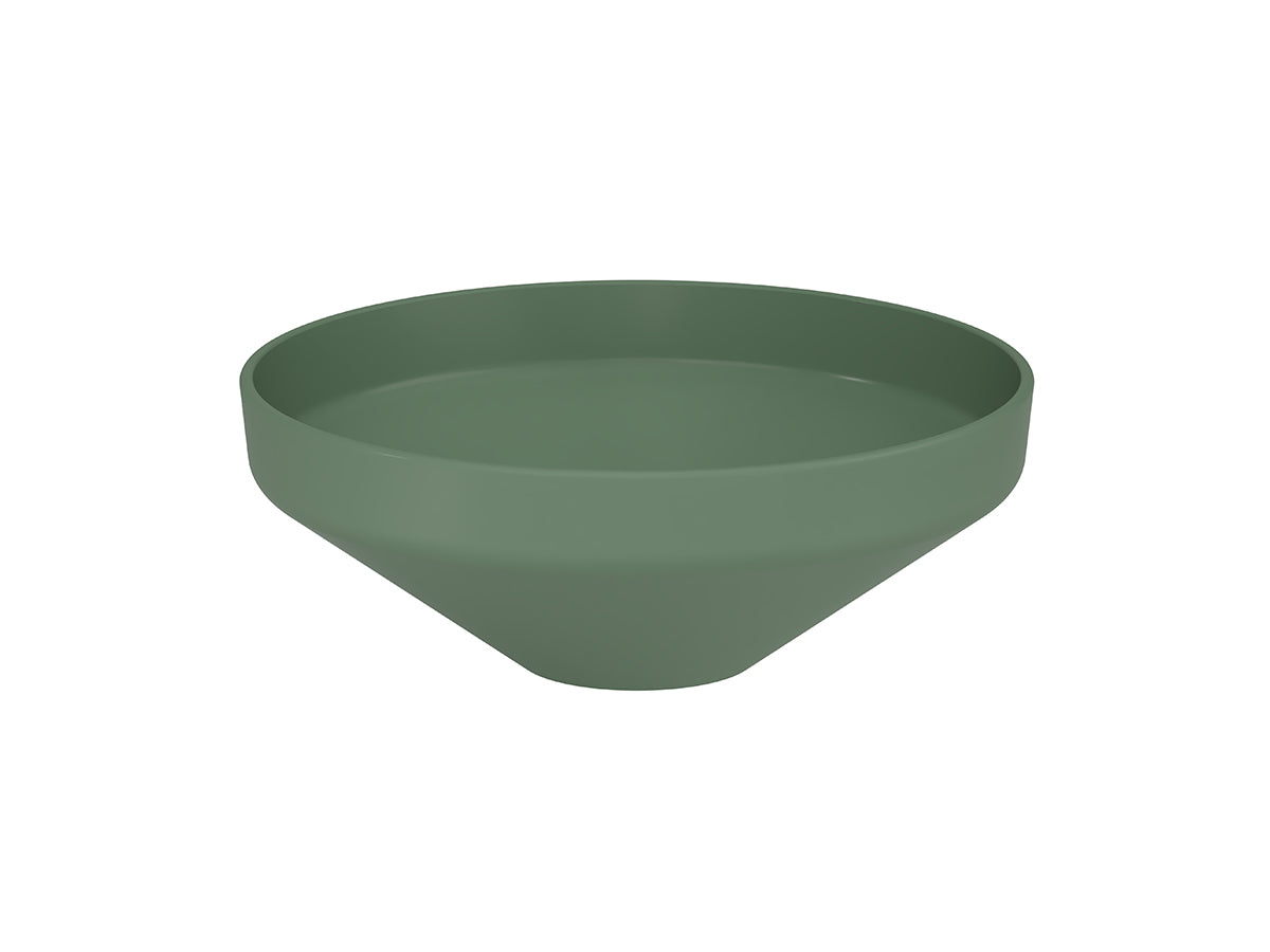 Lucco Luci Çanak Lavabo 40 cm, Mat Yesil