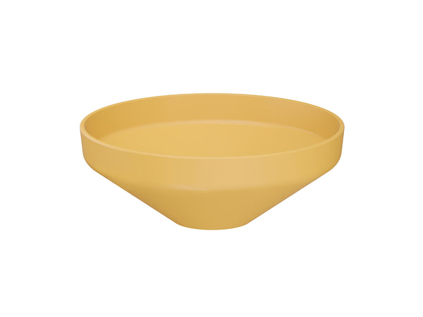 Lucco Luci Çanak Lavabo 40 cm, Mat Hardal Sari