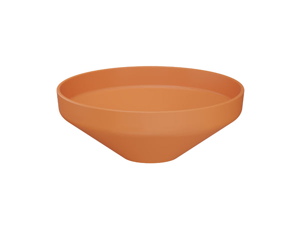 Lucco Luci Çanak Lavabo 40 cm, Mat turuncu