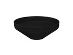 Lucco Luci Çanak Lavabo 40 cm, Mat Siyah