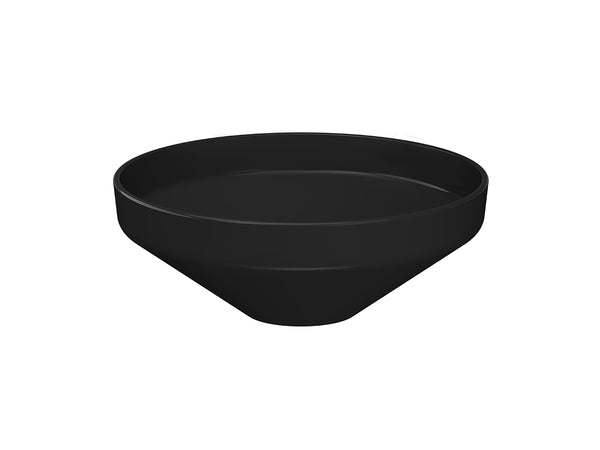 Lucco Luci Çanak Lavabo 40 cm, Parlak Siyah