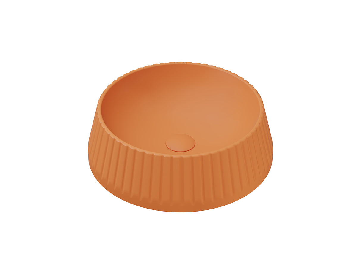 Lucco Deep Çanak Lavabo 40 cm, Mat turuncu