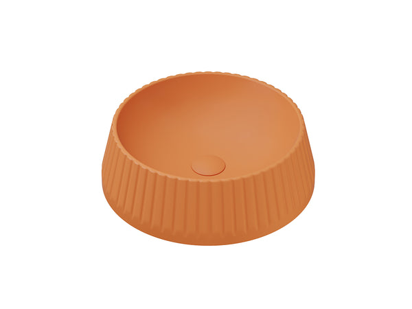 Lucco Deep Çanak Lavabo 40 cm, Mat turuncu