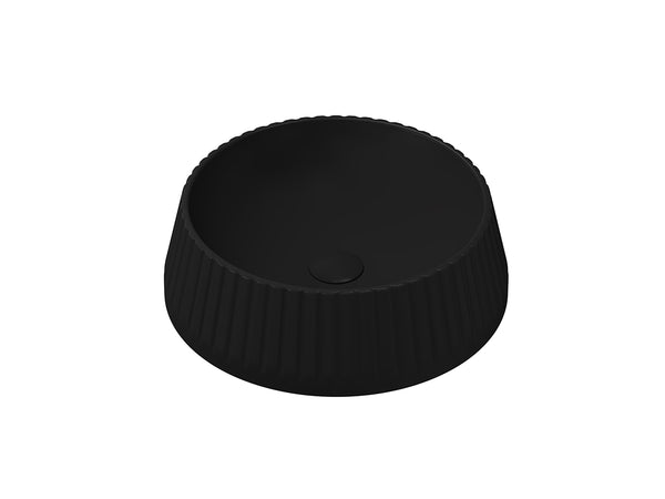 Lucco Deep Çanak Lavabo 40 cm, Mat Siyah