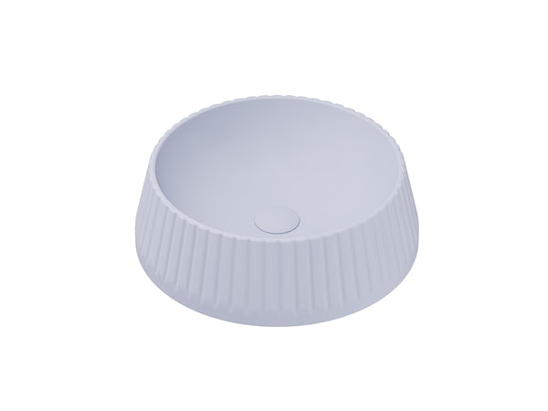 Lucco Deep Çanak Lavabo 40 cm, Mat Buz Mavi