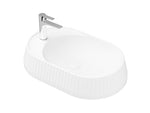 Lucco Pier Tezgah ustu Lavabo 65 cm, Parlak Beyaz