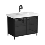 VitrA Liquid Lavabo Bataryası Sağdan Kullanım, Parlak Siyah