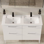 VitrA Integra Etajerli Çift Gözlü Lavabo, 120x47 cm