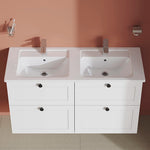 VitrA Integra Etajerli Çift Gözlü Lavabo, 120x47 cm