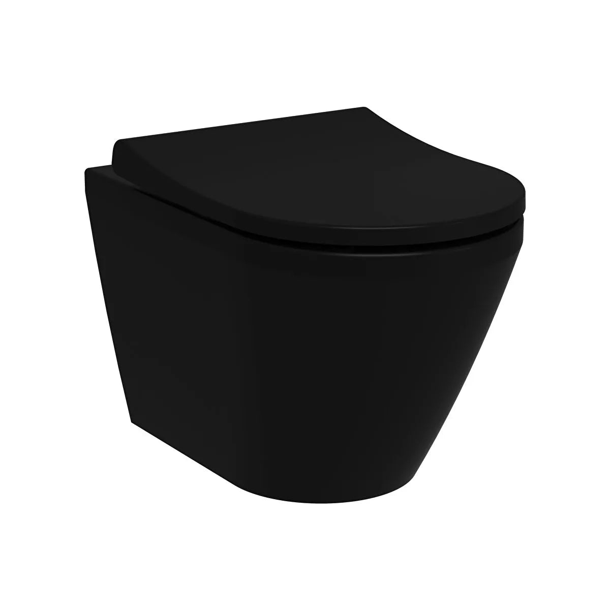 VitrA Integra Round Asma Klozet Rim-ex, 55 cm, Mat Siyah