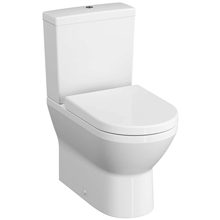VitrA Integra Round Takım Klozet Rim-ex, Duvara Tam Dayalı, 62 cm, Beyaz