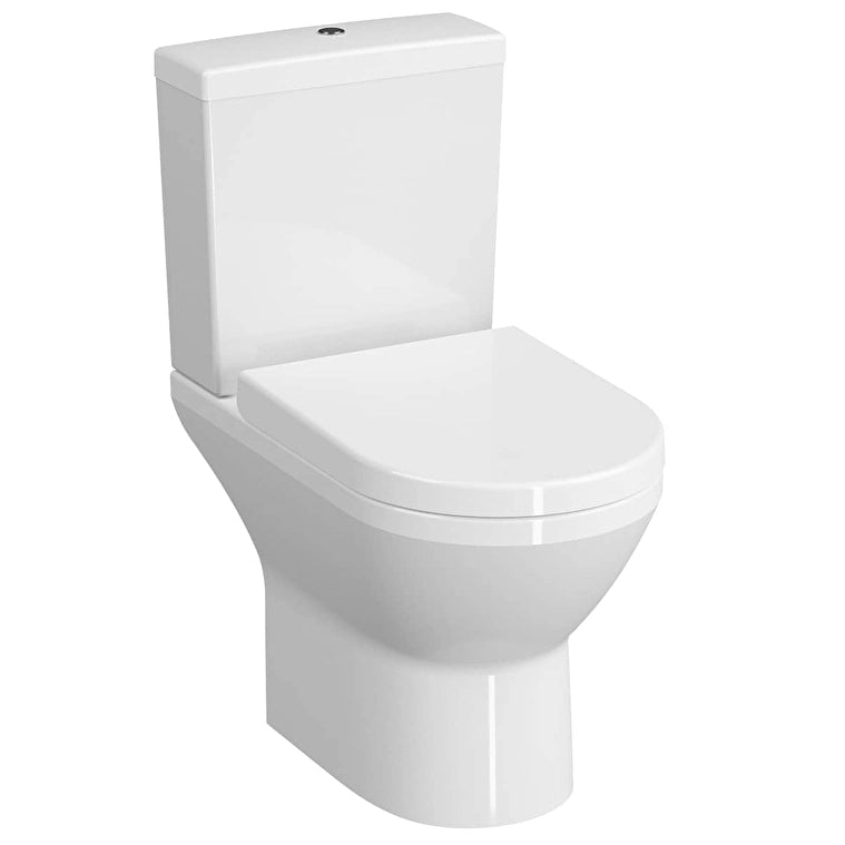 VitrA Integra Round Takım Klozet Rim-ex, Arkası Açık, 62 cm, Beyaz