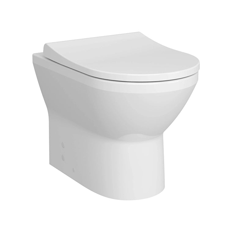 VitrA Integra Round Yerden Klozet Rim-ex, Duvara Tam Dayalı, 54 cm, Beyaz