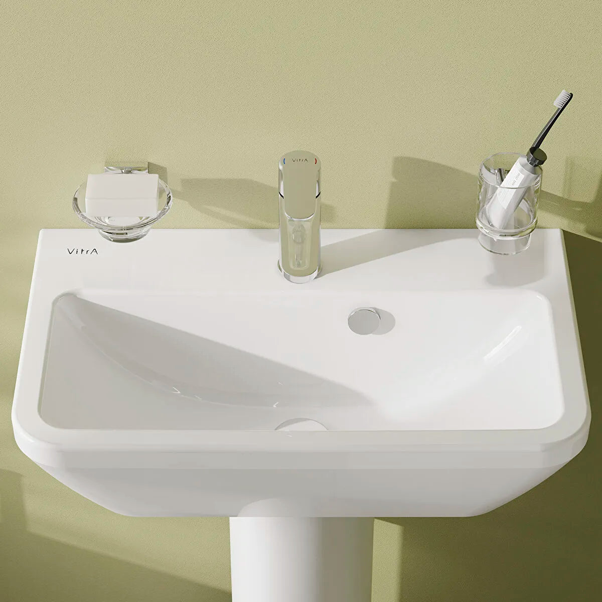 VitrA Integra Lavabo, Dikdörtgen, Kompakt, 60x36 cm