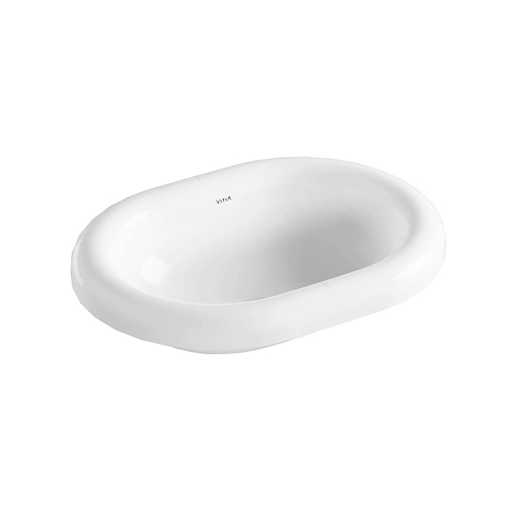 VitrA Liquid Oval Tezgah Üstü Lavabo, 53 cm