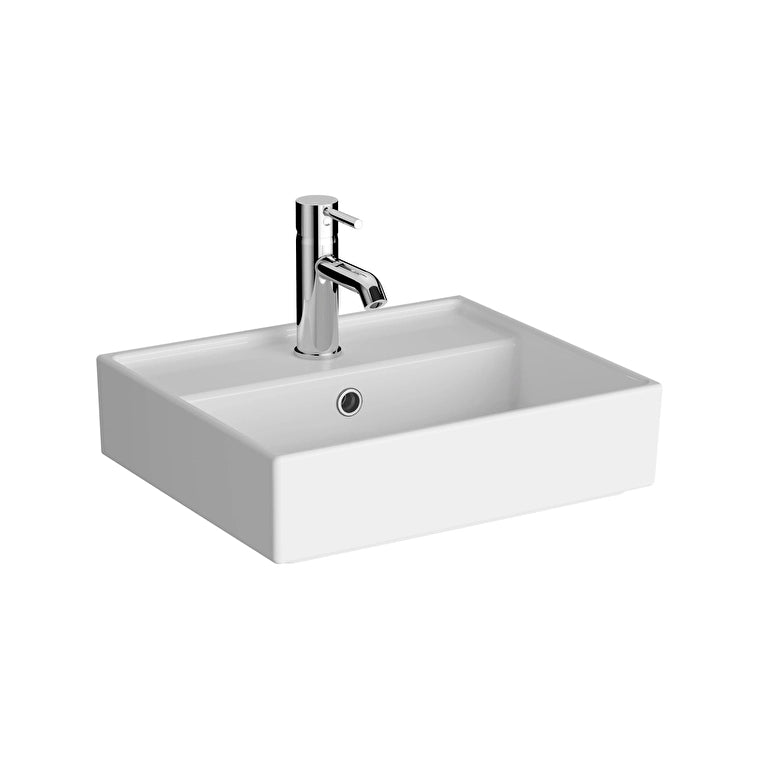 VitrA Archiplan Lavabo, Kompakt, 45x38 cm, Parlak Beyaz