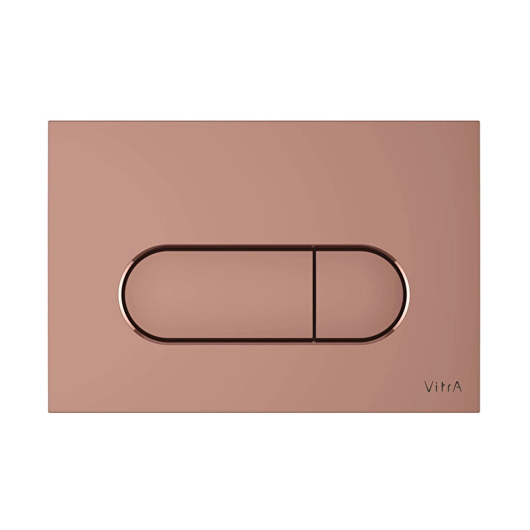 VitrA Root Round Kumanda Paneli, Soft Bakır