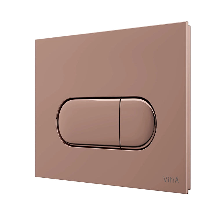 VitrA Root Round Kumanda Paneli, Soft Bakır